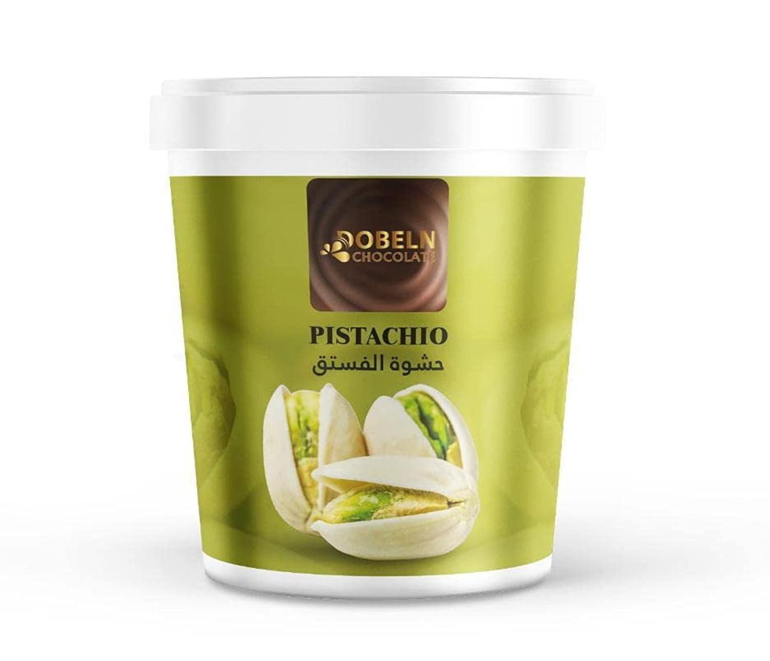 Dobeln High Quality Pistachio Spread Cream Filling (1kg, Pistachio Filling)