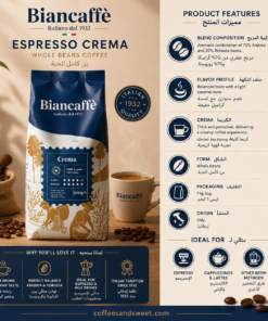 Alternative view of Biancaffè Espresso Crema Whole Beans Coffee 1Kg