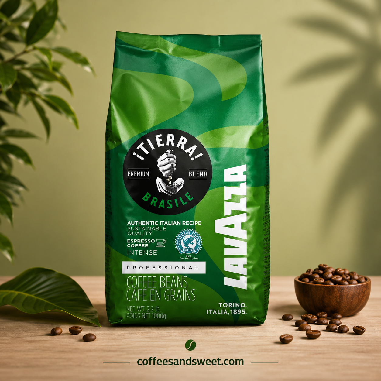 Lavazza i tierrai Brasile 1000g