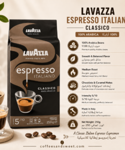 Alternative view of Lavazza Espresso Italiano Classico – Ground Coffee 250g