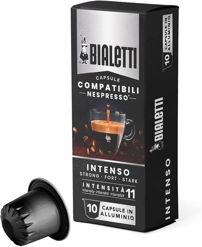 Bialetti Intenso Coffee Capsules - 10 Capsules