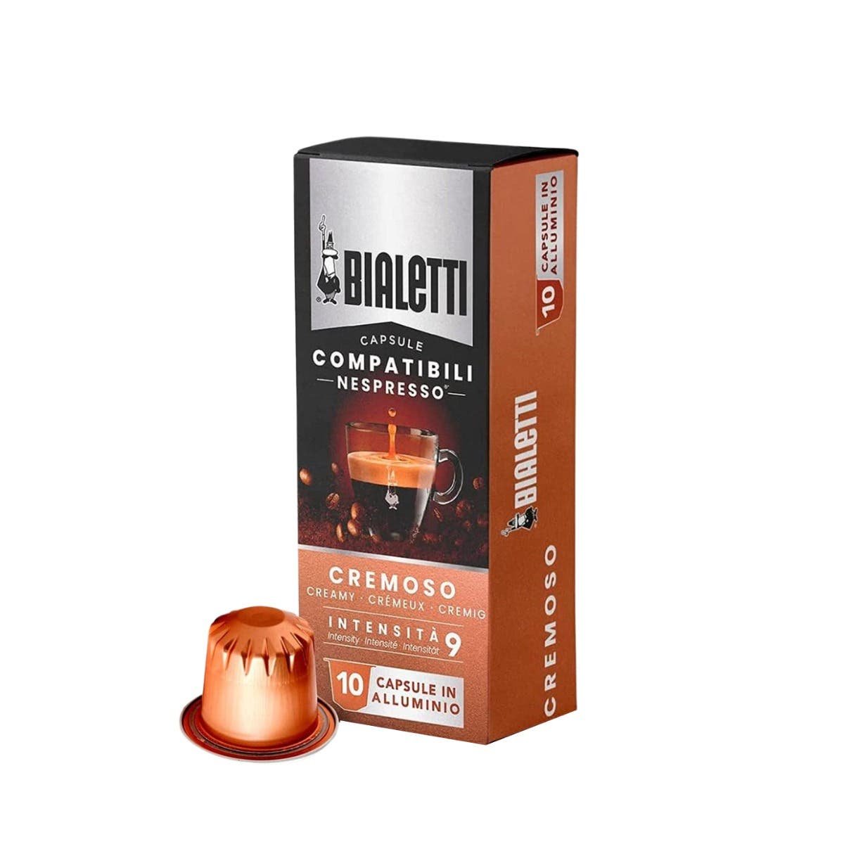 Bialetti Cremoso Coffee Capsules - 10 Capsules