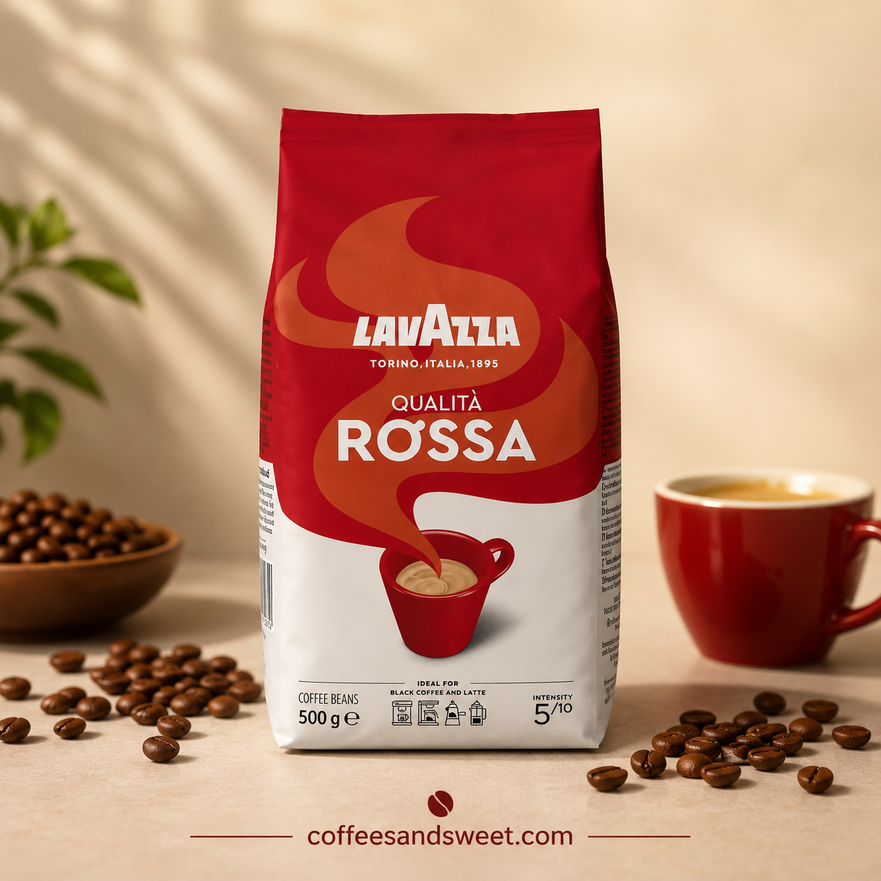 Lavazza QUALITA ROSSA - Coffee Beans 500g