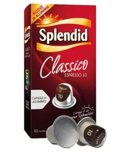 Splendid - Espresso Classico Coffee Capsules - 1 Pack of 10 Capsules