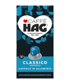 Hag Espresso Classico Decaf Coffee Capsules - 1 Pack of 10 Capsules