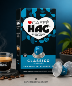 Hag Espresso Classico Decaf Coffee Capsules - 1 Pack of 10 Capsules