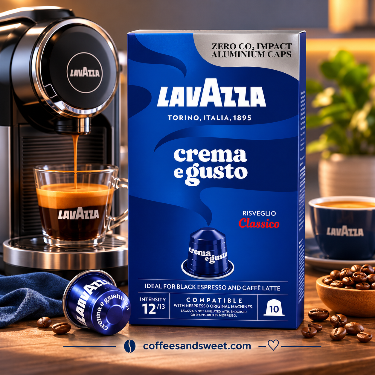 Lavazza Crema e Gusto Classico Capsules - 10 Capsules