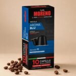 كبسولات كافيه مورينو بلو أروما المتوافقة مع نسبريسو – 10 كبسولات ألومنيوم | Moreno Blue Aroma Nespresso Capsules