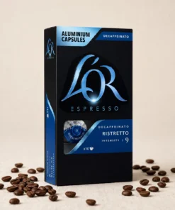 كبسولات لور ريستريتو منزوعة الكافيين – 10 كبسولات | L'OR Ristretto Decaffeinato Capsules