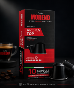Moreno - AROMA TOP Nespresso aluminum capsules - 1 Pack of 10 Capsules