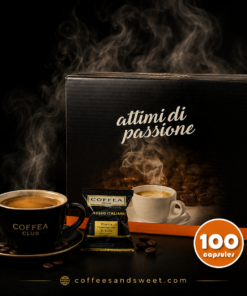 COFFEA CLUB Espresso Coffee Capsules - Pack of 100 Capsules