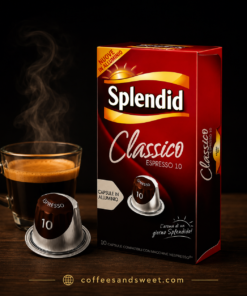 Splendid - Espresso Classico Coffee Capsules - 1 Pack of 10 Capsules