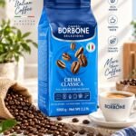 حبوب قهوة كافيه بوربوني كريما كلاسيكا 1 كجم | Caffè Borbone Crema Classica