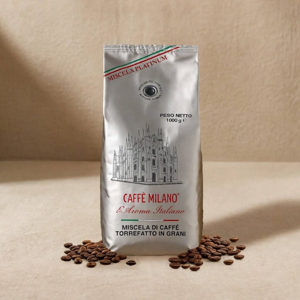 حبوب قهوة كافيه ميلانو ميسكيلا بلاتينوم  Caffè Milano Miscela Platinum in Grani – 1kg